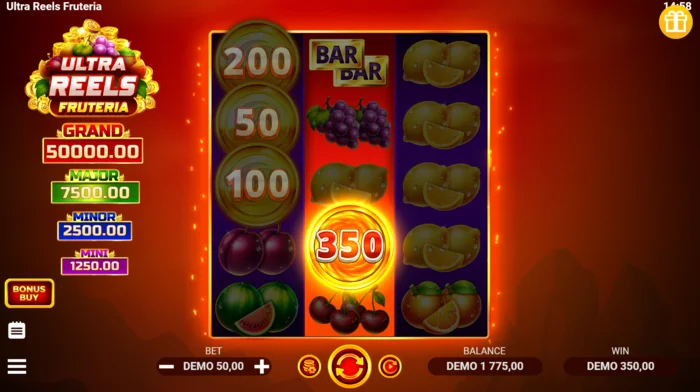Ultra Reels Fruteria - sarafu za Coin Collect zenye thamani